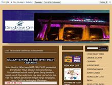 Tablet Screenshot of citraindahcileungsi.com